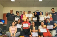 Curso de RCP y uso del DEA en el Centro de Rehabilitación Ushuaia