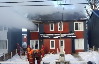 Incendio en vivienda, calle Bahía San Sebastián al 3800