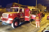 Incendio en vivienda de la calle Isla Trinidad 1235