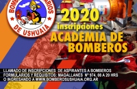 Inscripciones abiertas para Aspirante a Bomberos Voluntarios ciclo 2020