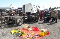 Participación al Curso de Rescate Vehicular Pesado Nivel I, en Bomberos Voluntario de Baradero Bs. As.