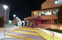 Principio de incendio en Polideportivo Augusto Lasserre 