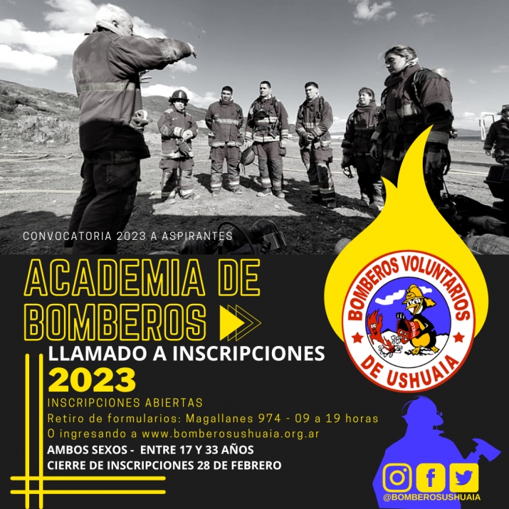 SE ABRIERON LAS INSCRPCIONES PARA ASPIRANTE A BOMBEROS