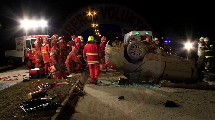 Fotografia destacada, de un accidente vehicular