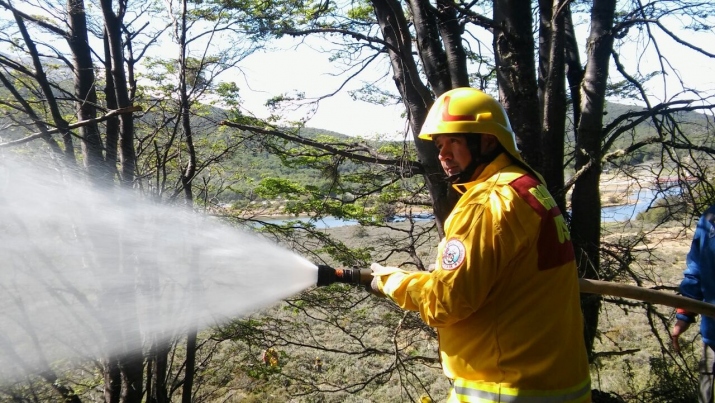 Brigadas Forestales, entrenamiento en conjunto.