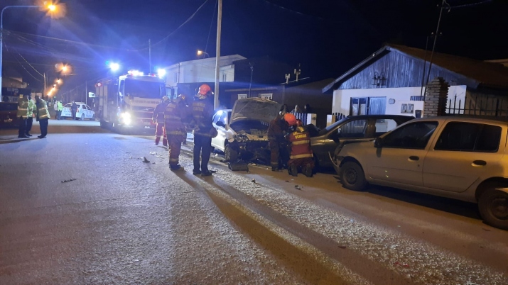 COLISIÓN MÚLTIPLE CON UN LESIONADO