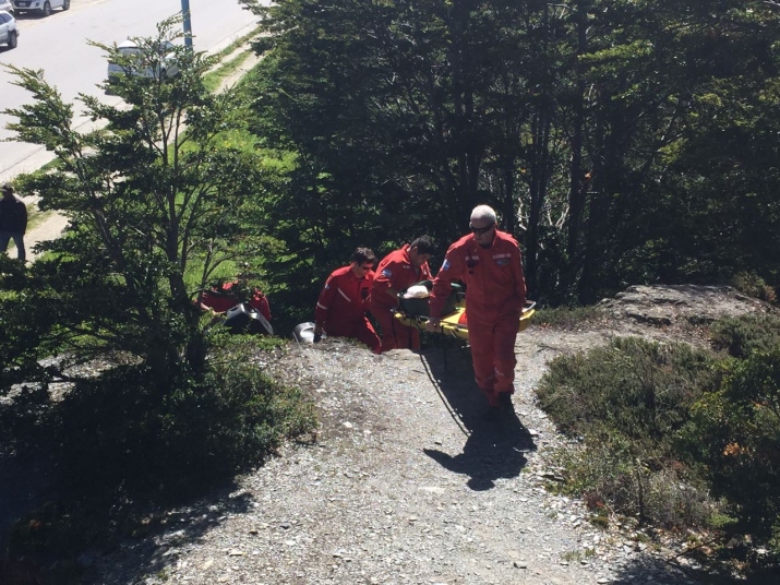 Examen al Equipo de rescate con cuerdas