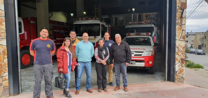 Nos visita de la Directora Nacional de Bomberos Voluntarios Lic. Carolina Busquier