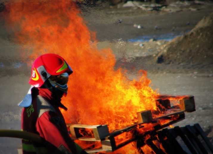 Practica de incendio