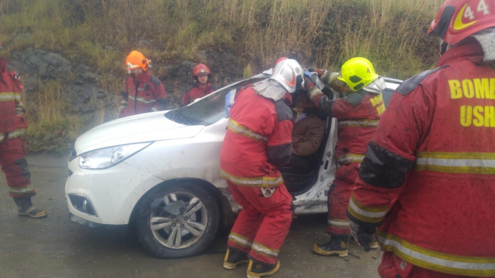 14:42 Se recibe aviso de una colisión vial en Av. Perito Moreno a la altura de la Planta Orion