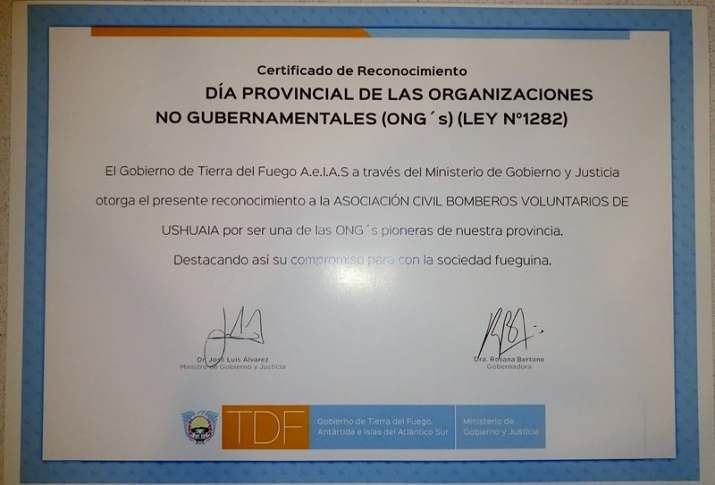 Reconocimiento de la IGJ a nuestra asociación.